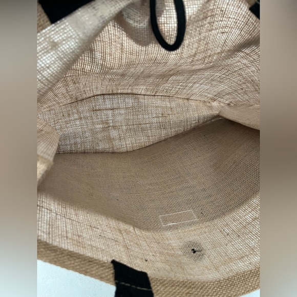 Las Vegas Hello Weekend/ Burlap tote bag/ Water resistant - Picture 4 of 8